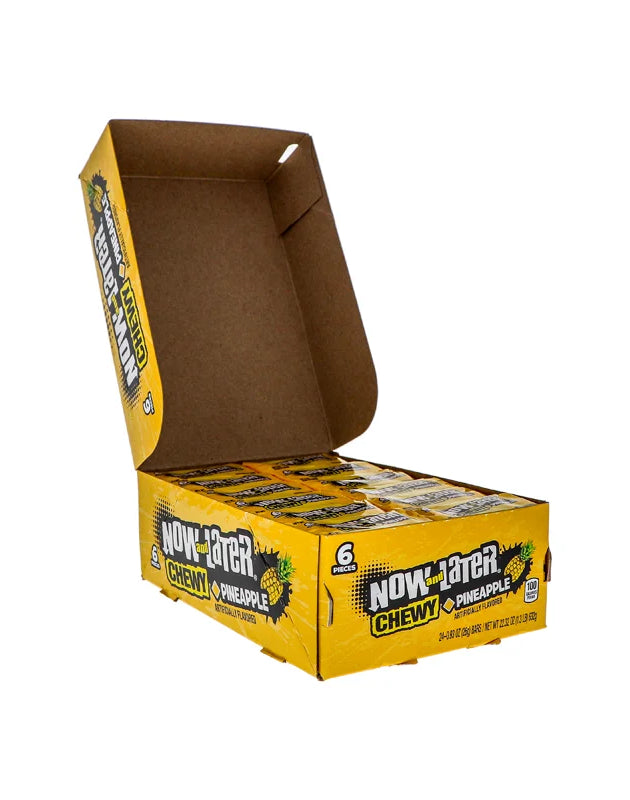 Now & Later Changemakers Chewy Pineapple 24 Count - 6 Pieces image 0