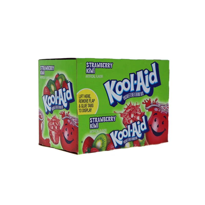 Kool-Aid Strawberry Kiwi Unsweetened Soft Drink Mix 48 Count - 0.17 oz image 1