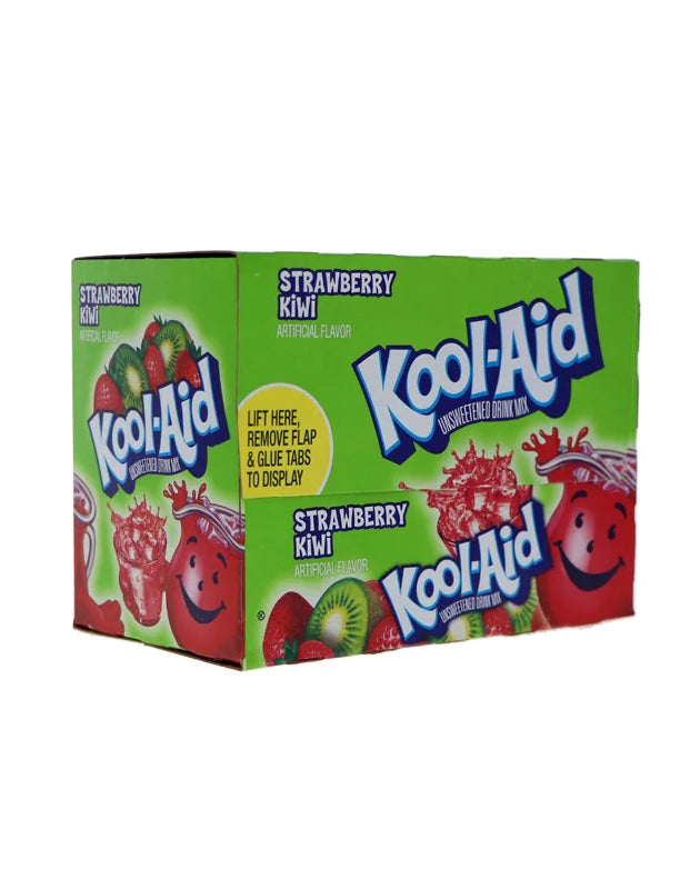 Kool-Aid Strawberry Kiwi Unsweetened Soft Drink Mix 48 Count - 0.17 oz image 0