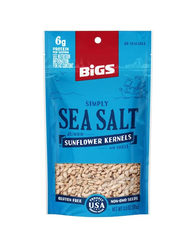 Bigs Sunflower Kernel Simply Sea Salt 6 Count - 3.5 oz image 0