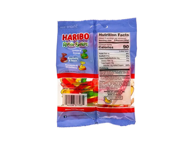Haribo Rattle Snakes Gummi Candy 12 Count - 5 oz image 0