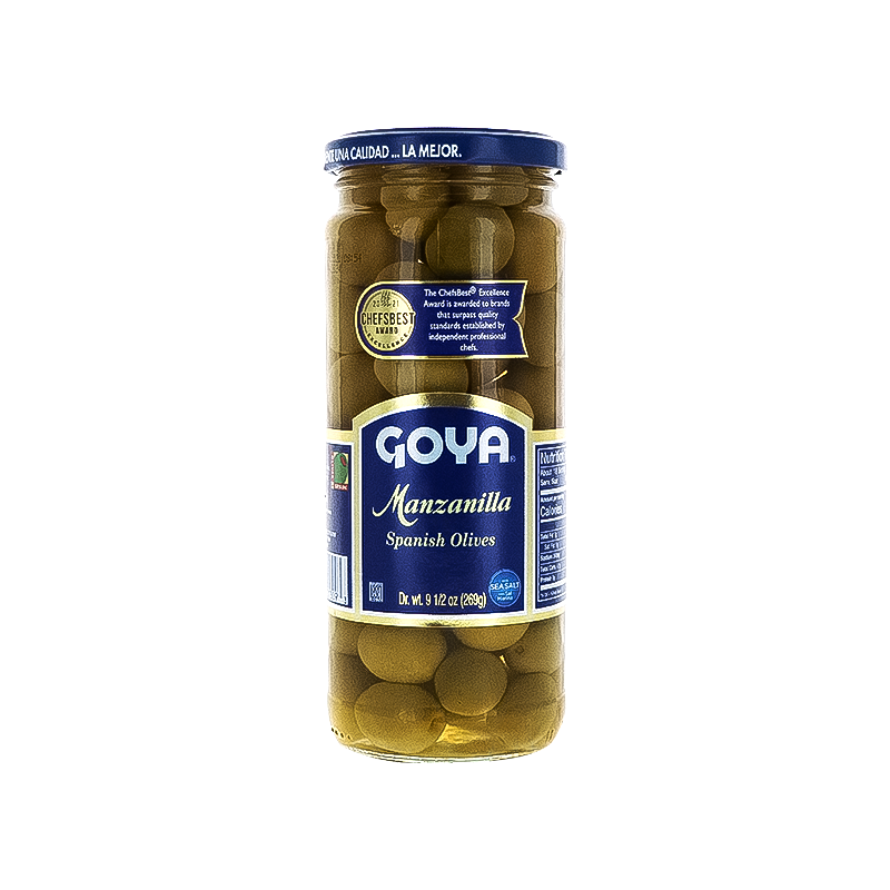 Goya Olives Spanish Manzanilla Jar 9.5 oz image 0