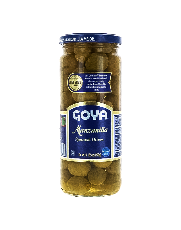 Goya Olives Spanish Manzanilla Jar 9.5 oz image 0
