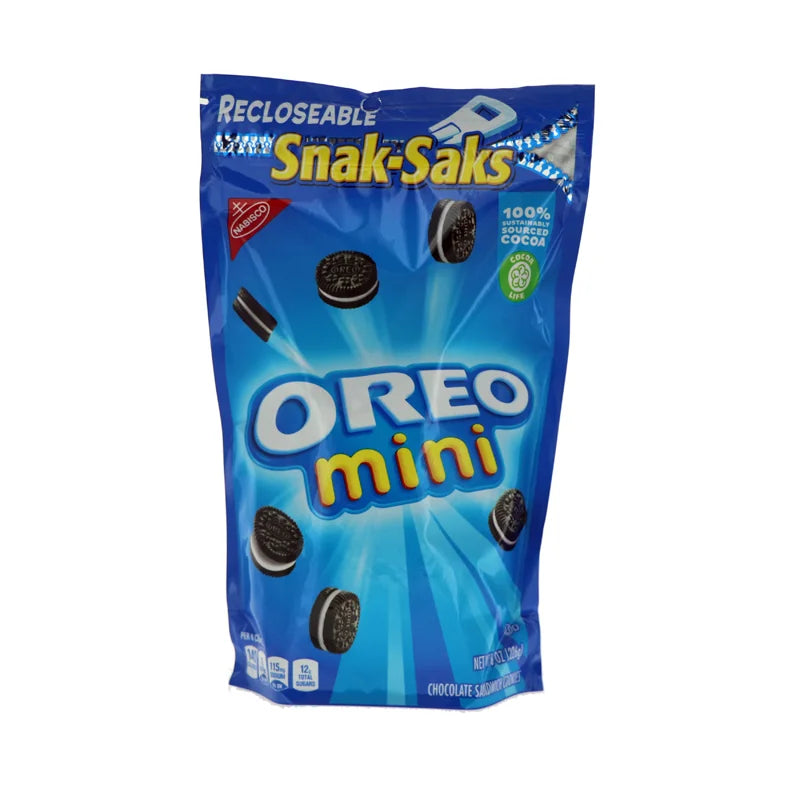 Nabisco, Mini Oreo, Bite Size Snak-Saks -Bag 8 oz image 0