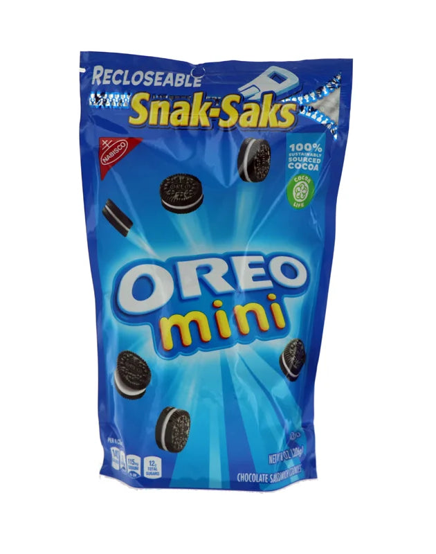 Nabisco, Mini Oreo, Bite Size Snak-Saks -Bag 8 oz image 0