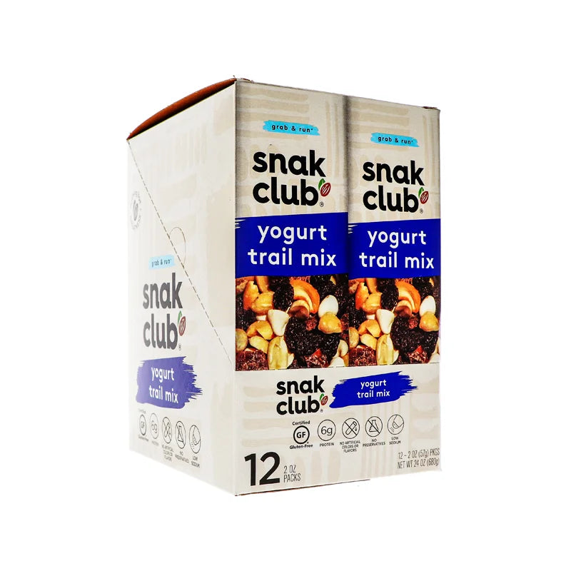 Snak Club Tube Yogurt Nut Mix 12 Count - 2 oz image 1