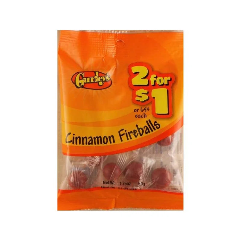 Gurleys, 2/$1.00 Cinnamon Fireballs (12 Count) - 4 oz image 0
