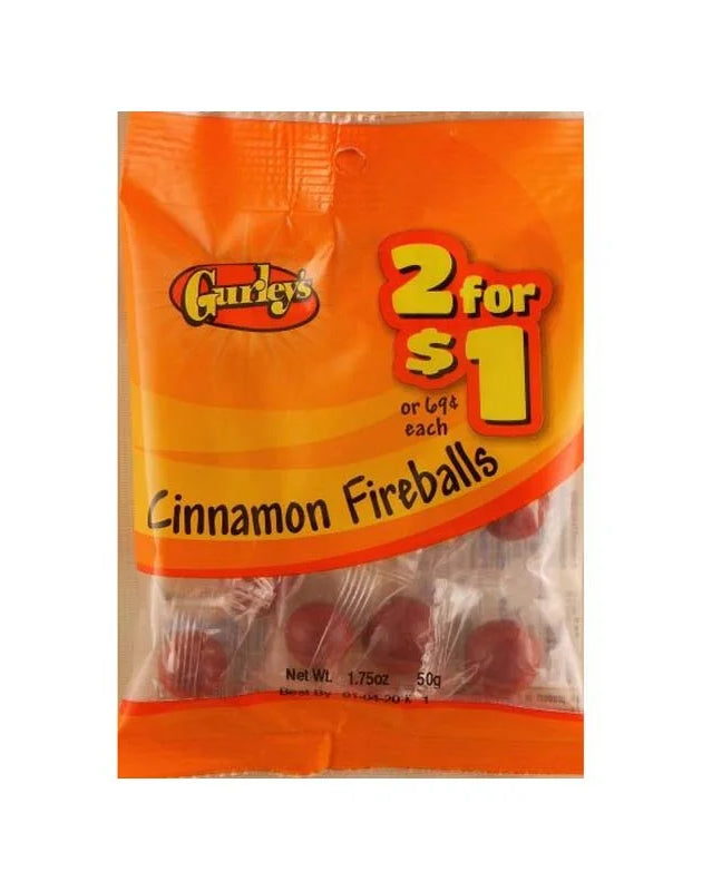 Gurleys, 2/$1.00 Cinnamon Fireballs (12 Count) - 4 oz image 0