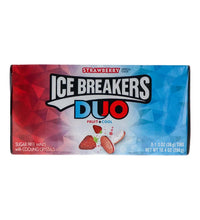 Ice Breakers Duo Strawberry-Flavored, Sugar Free Mints - Can 8 Count - 1.3 oz image 0