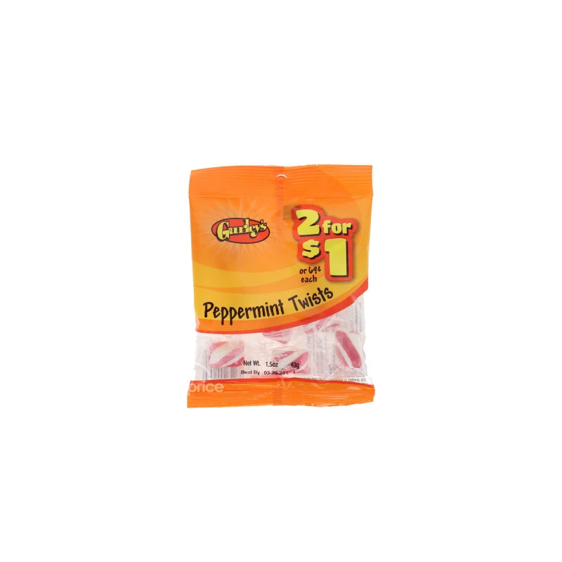 Gurley's 2/$1.00 Peppermint Twists 12 Count - 2 oz image 0