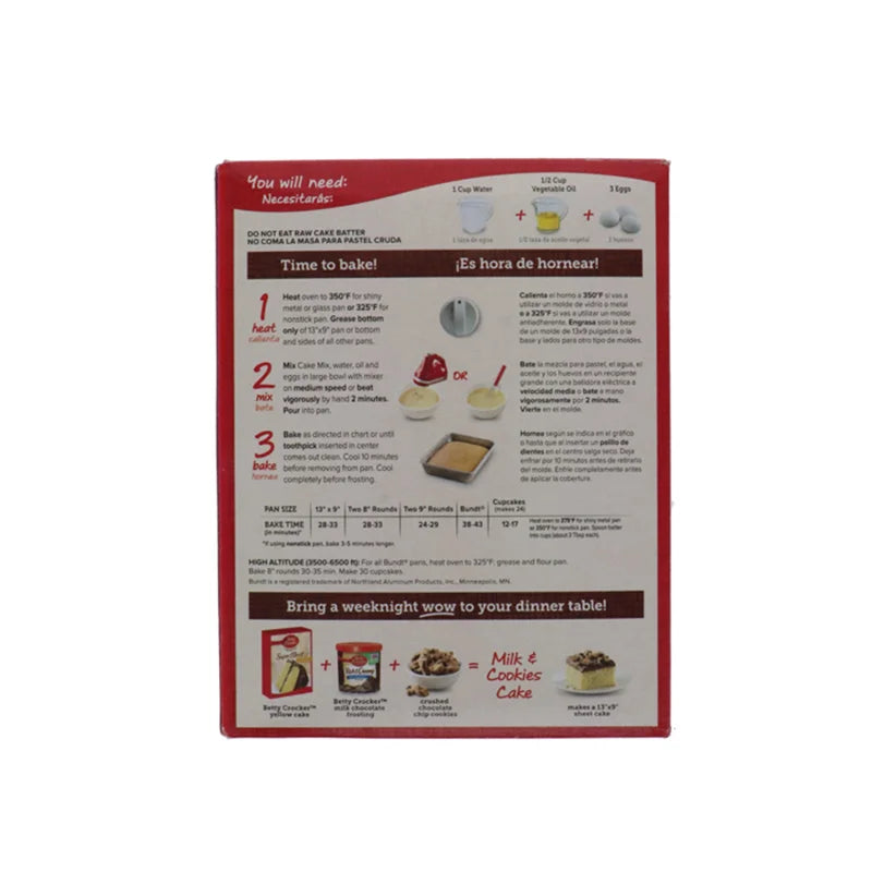 Betty Crocker Super Moist Yellow Cake Mix, 15.25 oz image 1