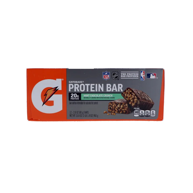 Gatorade Whey Protein Bars, Mint Chocolate Crunch 12 Count - 2.8 oz image 0