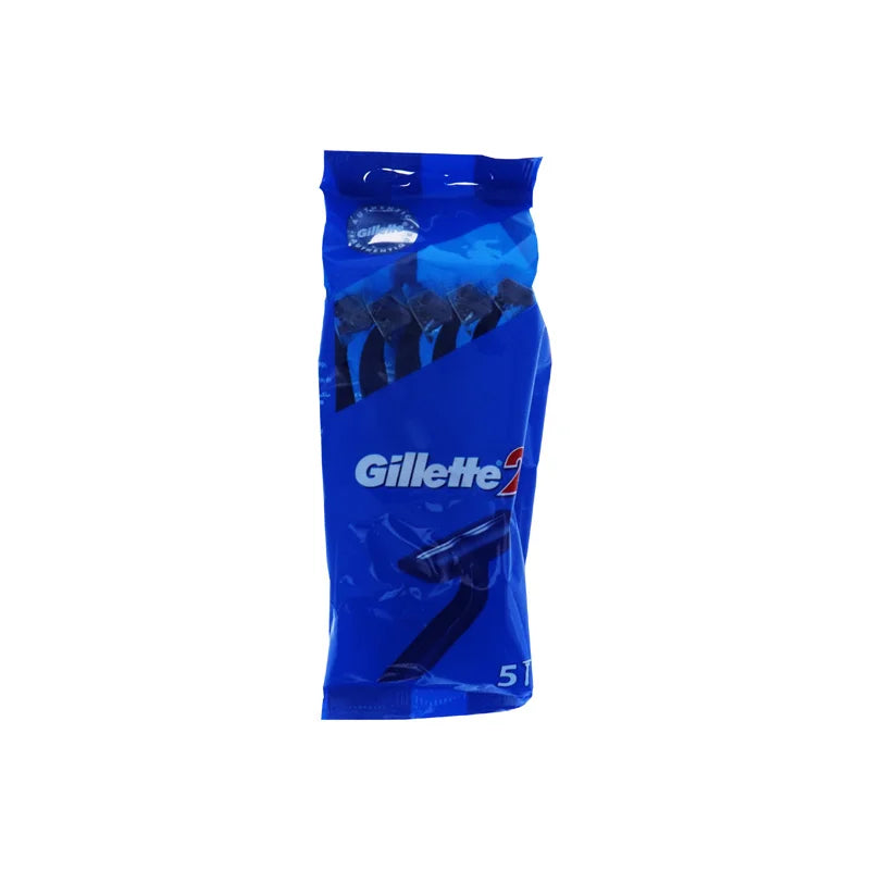 Gillette 2 Disposable Razor - (Pack of 5) image 0