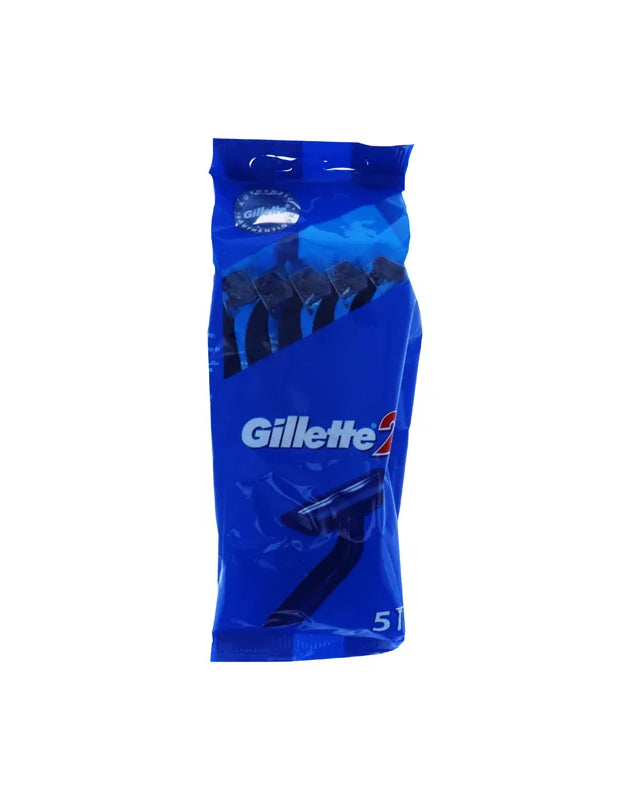 Gillette 2 Disposable Razor - (Pack of 5) image 0