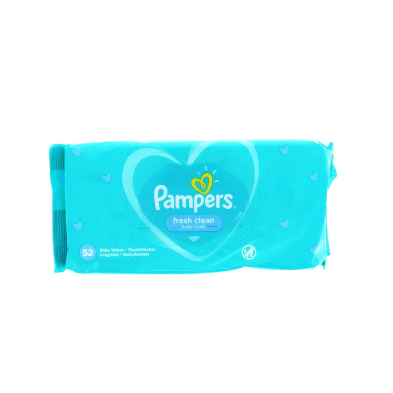 Pampers Baby Wipes Fresh Clean 52 Sheets image 0