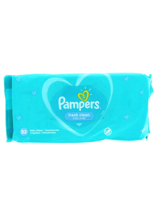 Pampers Baby Wipes Fresh Clean 52 Sheets image 0
