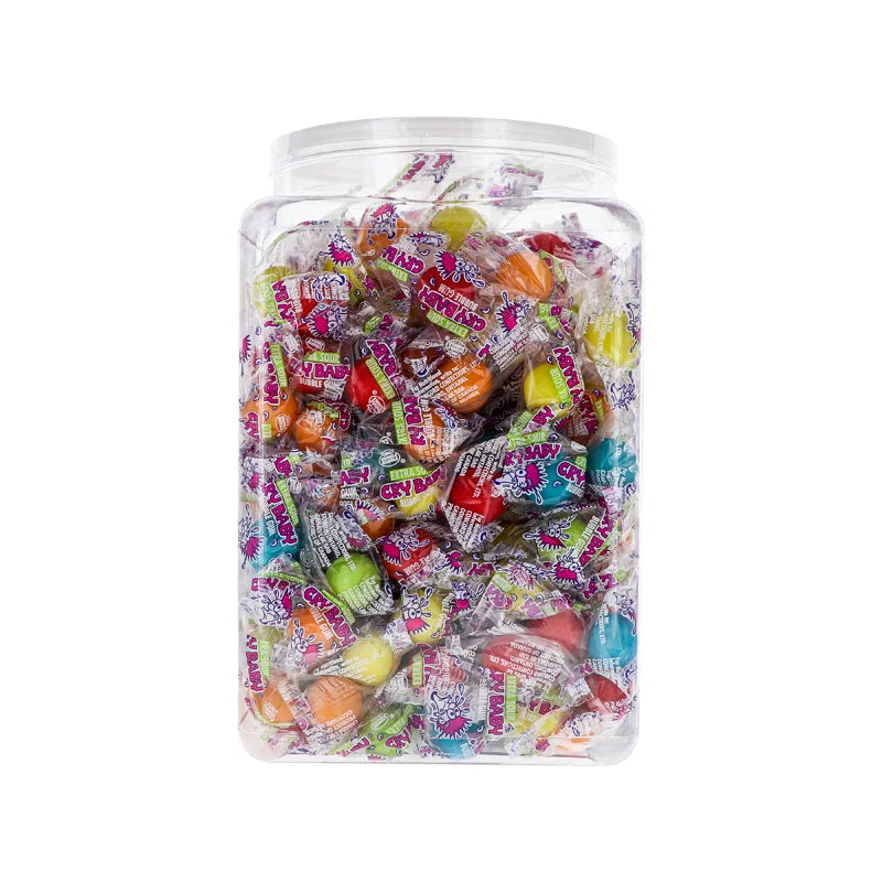 Cry Baby Extra Sour Bubble Gum - Jar 240 Count image 1