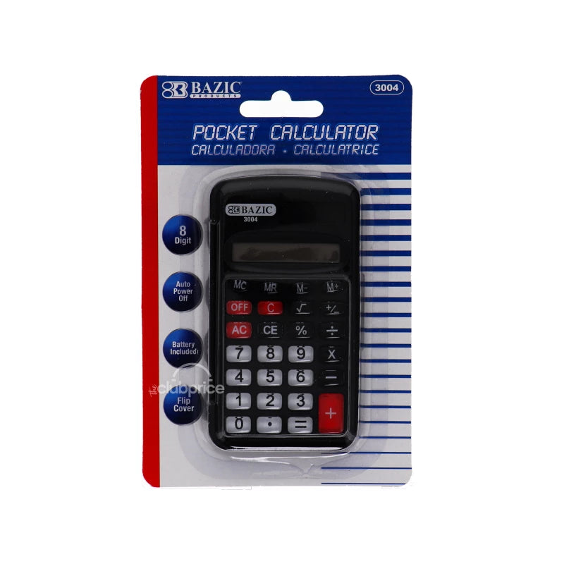 Pocket Calculator 8 Digit 1 Count Only image 0