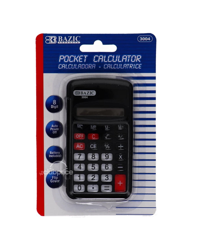 Pocket Calculator 8 Digit 1 Count Only image 0