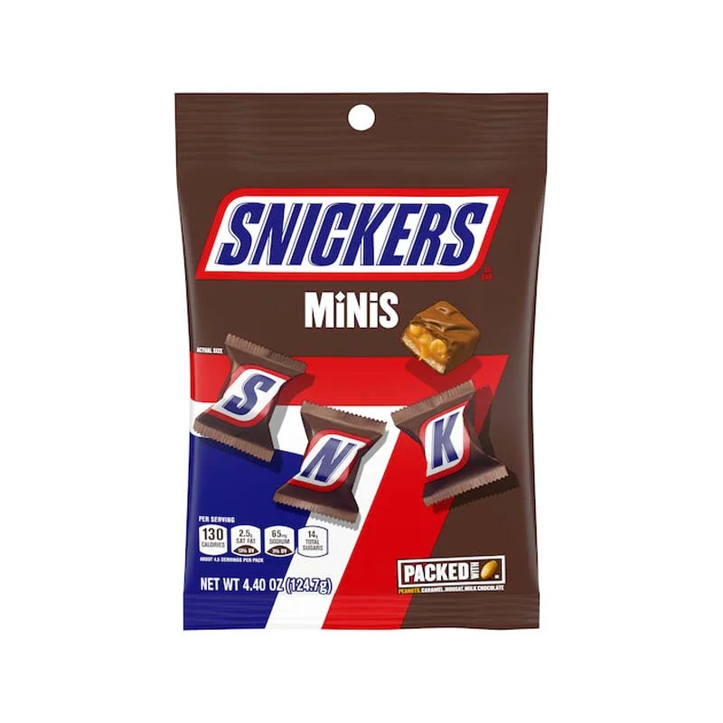 Snickers Minis Peg Pack (Pack of 12) - 4.4 oz image 0