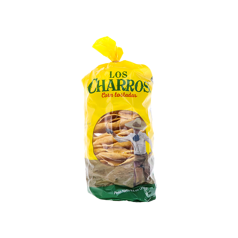 Los Charros Corn Tostadas With Sea Salt - 20 Pieces image 0