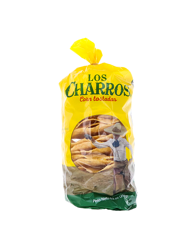 Los Charros Corn Tostadas With Sea Salt - 20 Pieces image 0