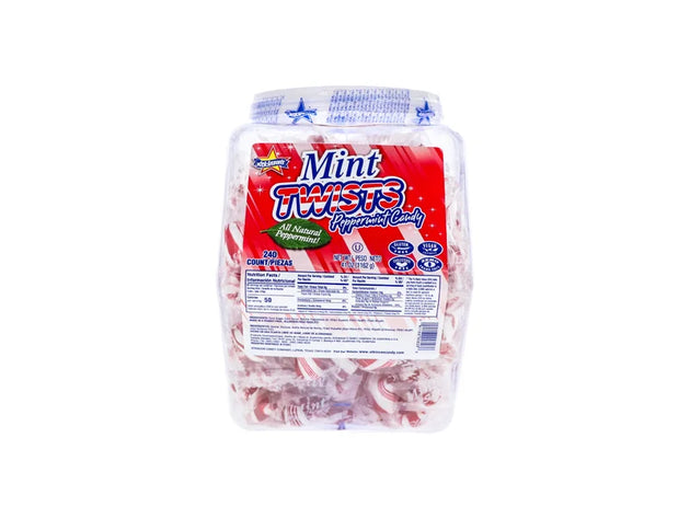 Atkinson's Mint Twists Stick - Jar 240 Count - 2 lb image 0