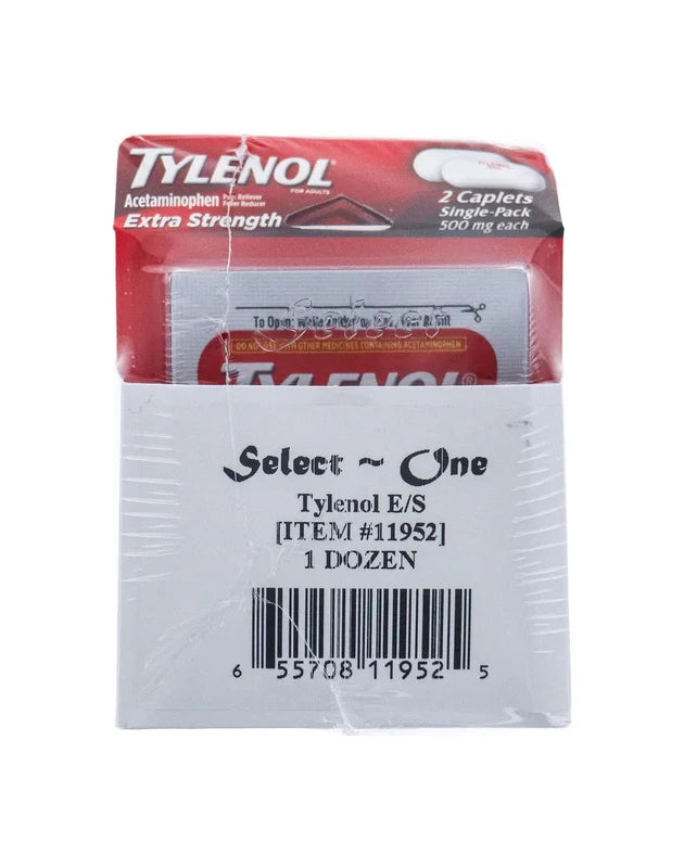 Tylenol Extra Strength - Blister Pack 12 Count - 2 Caps image 0