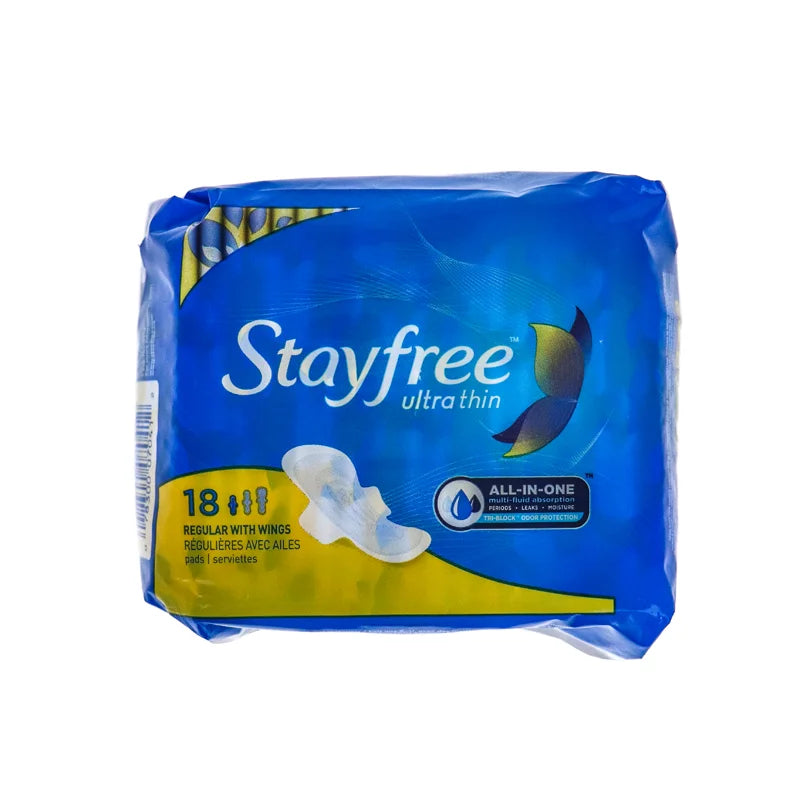 Stayfree Ultra Thin Pads With Wings 18 Count image 1