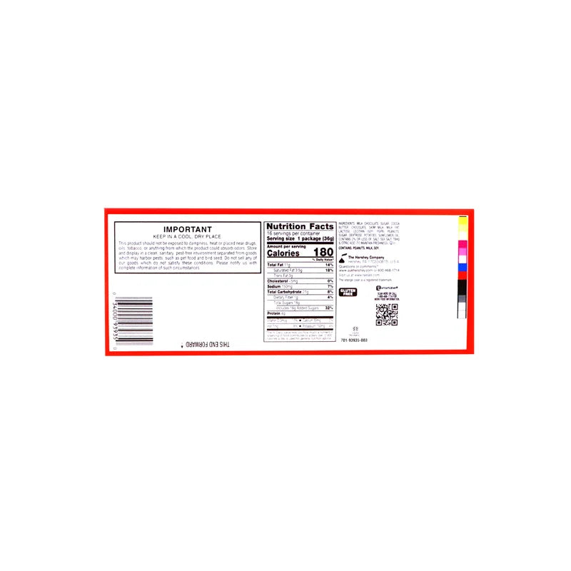 Reese's Milk Chocolate Peanut Butter with Potato Chips 16 Count - 1.3 oz image 2