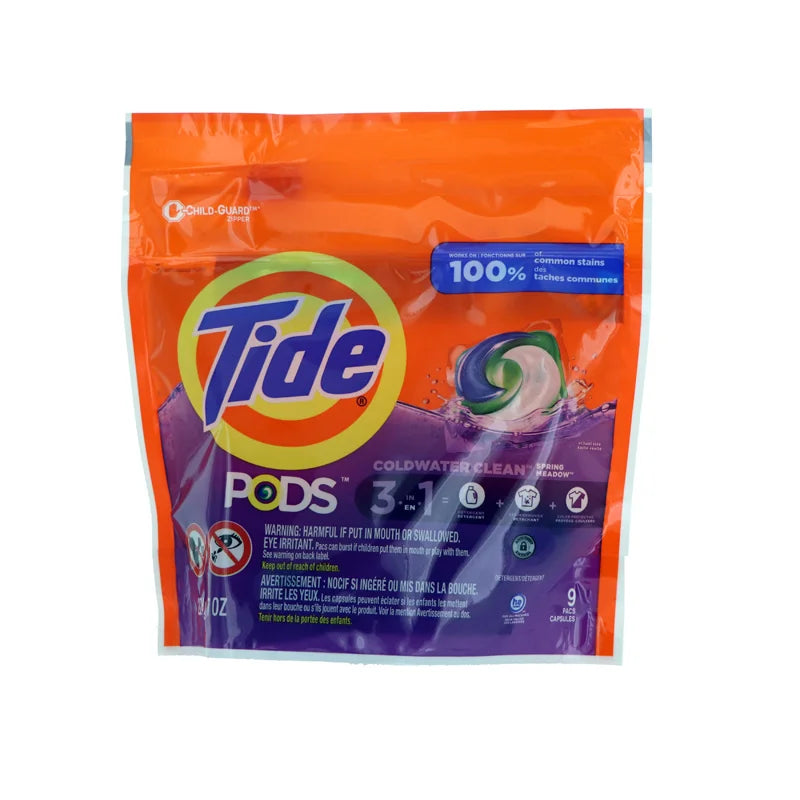 Tide Pods 3 in 1 Detergent Spring Meadow - (Pack of 9) image 0