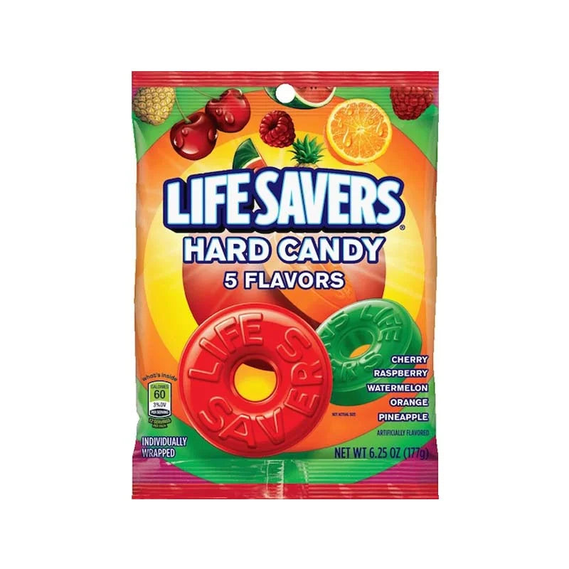 Lifesavers, 5-Flavors Hard Candy 12 Count - 6.25 oz image 0