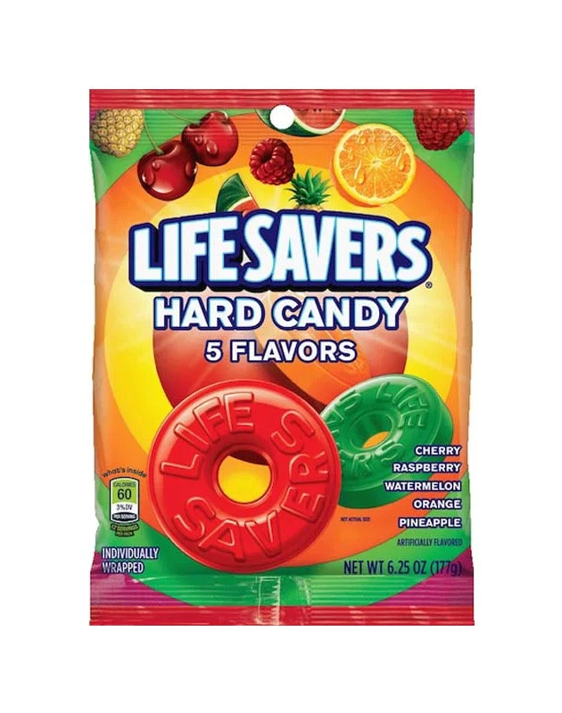 Lifesavers, 5-Flavors Hard Candy 12 Count - 6.25 oz image 0