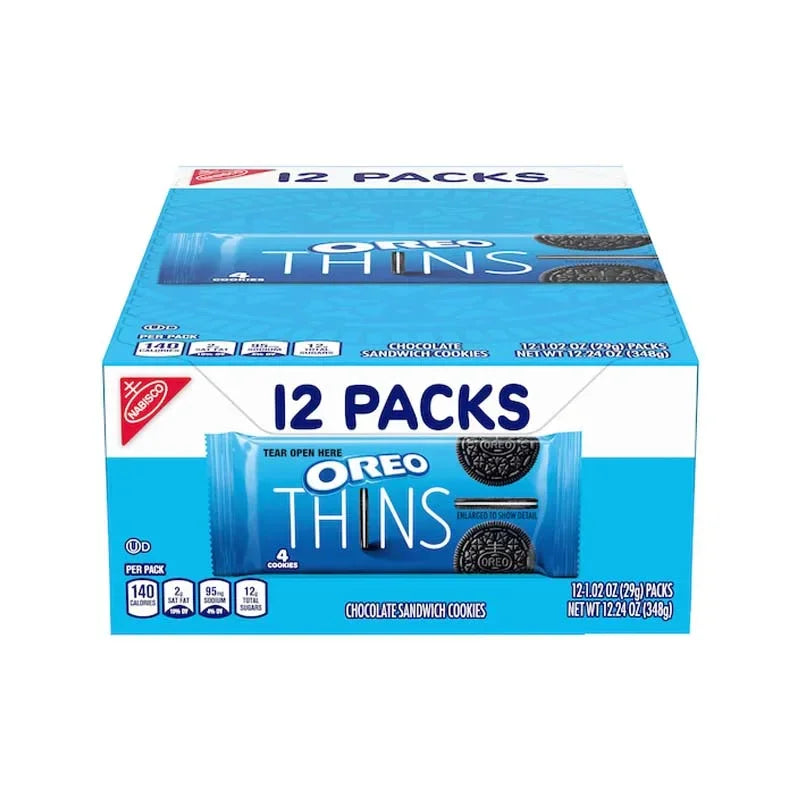 Nabisco Oreo Thins 12 Count - 1.02 oz image 0