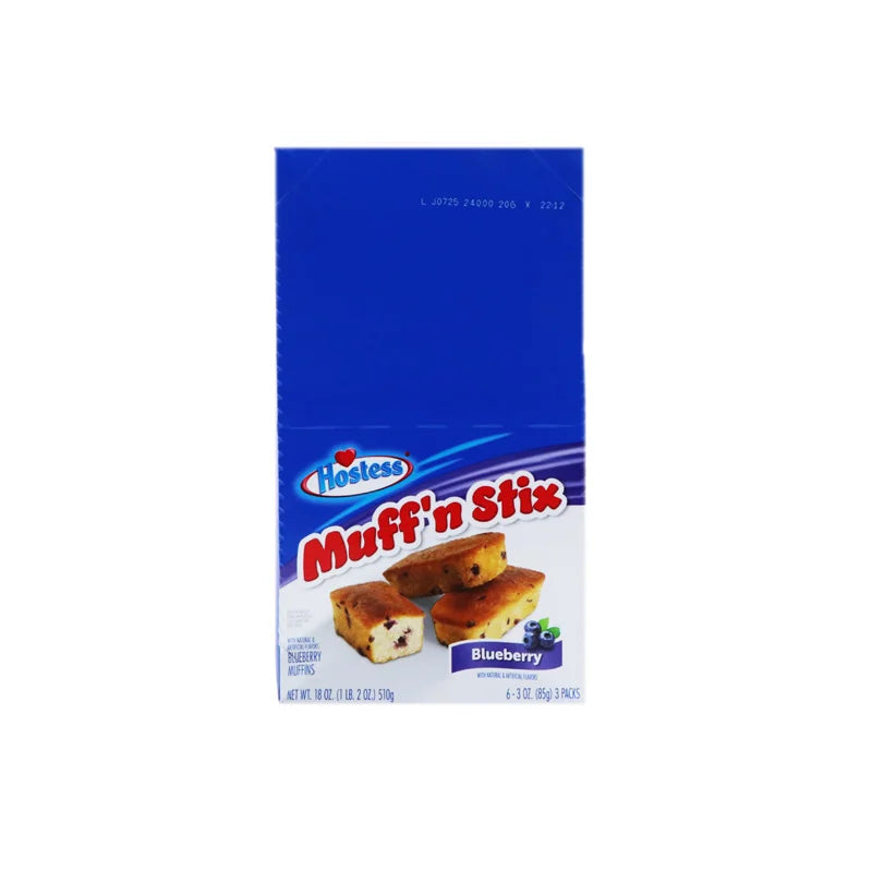 Hostess Blueberry Chip Muff'n Stix 6 Count - 3 oz image 0