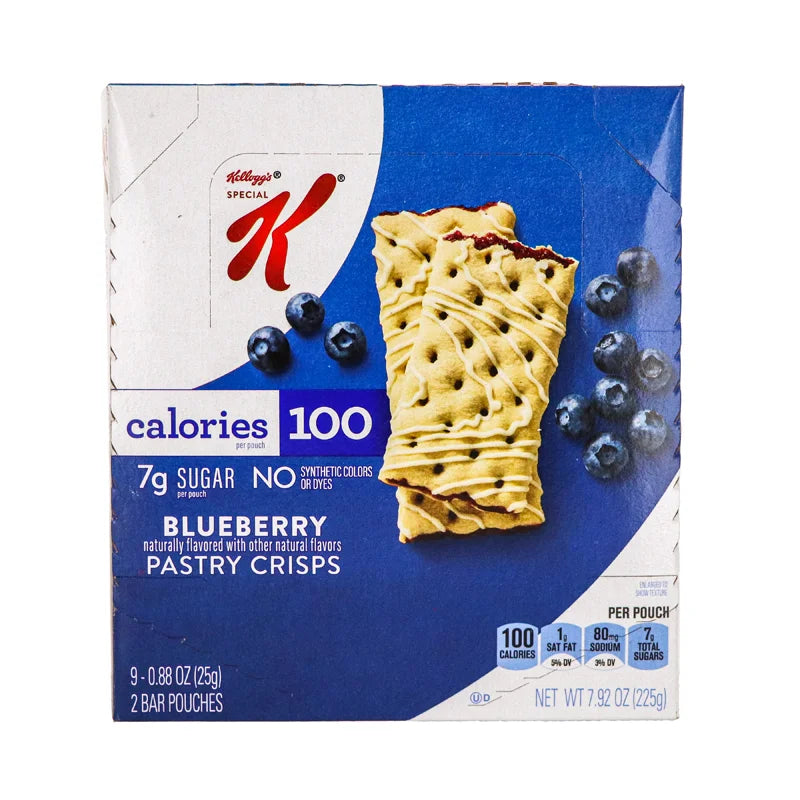 Kellogg's Special K Blueberry Pastry Crisps 9 Count - 0.88 oz image 0