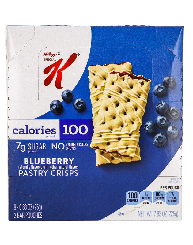 Kellogg's Special K Blueberry Pastry Crisps 9 Count - 0.88 oz image 0