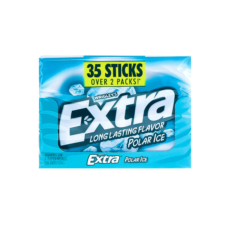 Wrigley's Extra Polar Ice Sugar Free Chewing Gum (Pack of 6) - 35 Stick image 0