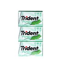 Trident Purely Spearmint Sugar Free Gum 12 Count - 14 Pieces image 0