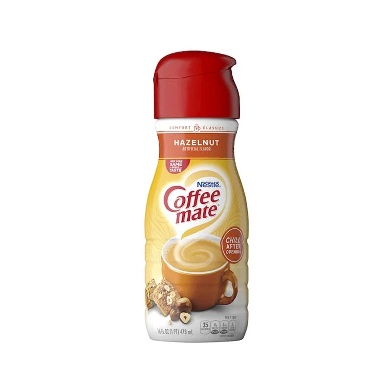 Nestle Coffee-mate Hazelnut Liquid Coffee Creamer - Bottle 16 oz image 0