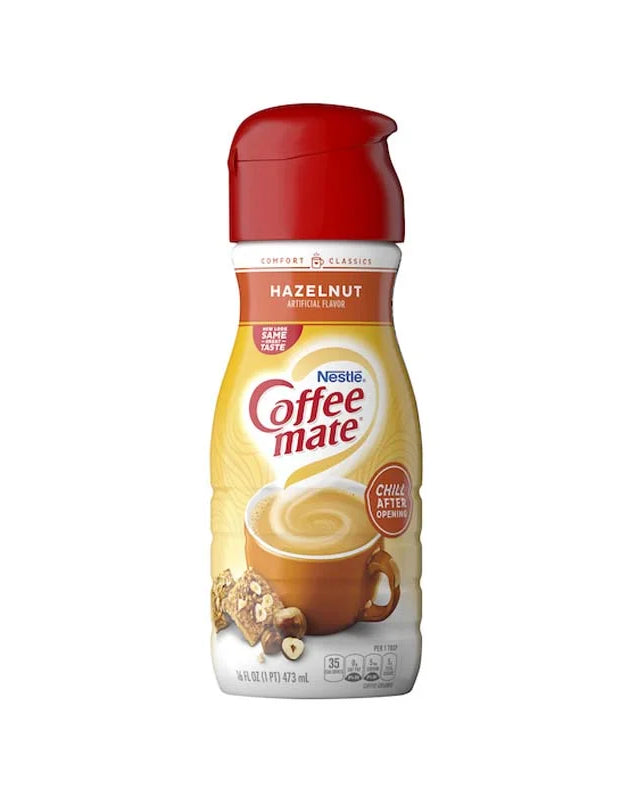Nestle Coffee-mate Hazelnut Liquid Coffee Creamer - Bottle 16 oz image 0