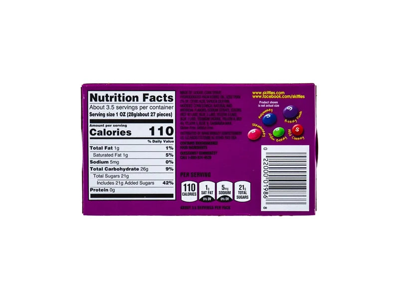 Skittles Wild Berry Candy - 3.5 oz image 1
