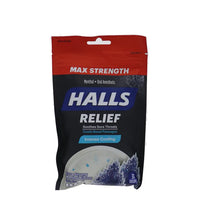 Halls Intense Cool Extra Strong Menthol Flavor Cough Drops - Bag 30 Drops image 1