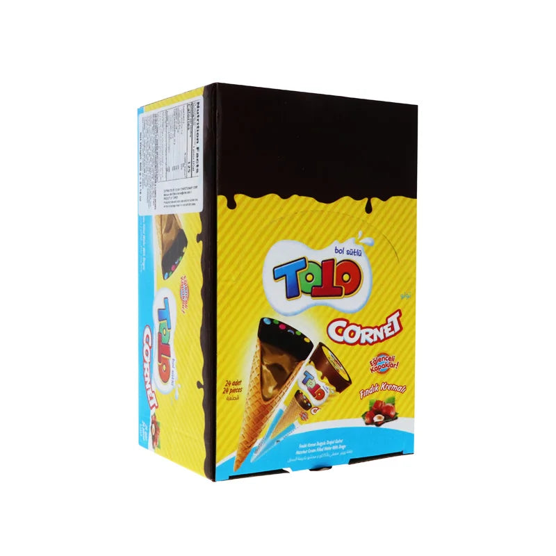 Balaban Toto Hazelnut Cornet Wafer 24 x 25 Gm image 2