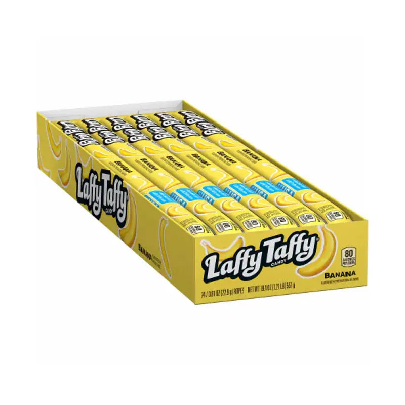 Laffy Taffy Rope Banana Chewy Candy 24 Count - 0.81 oz image 0