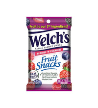 Welchs Peg Fruit Snack Berries N Cherries 12 Count - 5 oz image 0