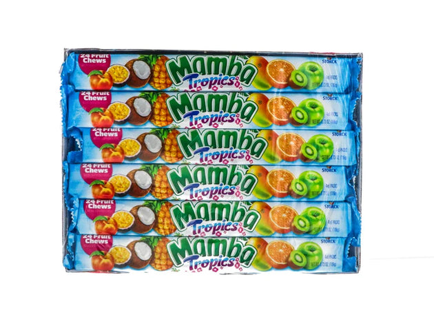 Mamba King Size Tropics Fruit Chews 24 Count - 3.73 oz image 0