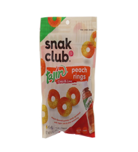 Snak Club Tajin Chili Lime Peach Rings - Peg 6 Count - 5 oz image 0