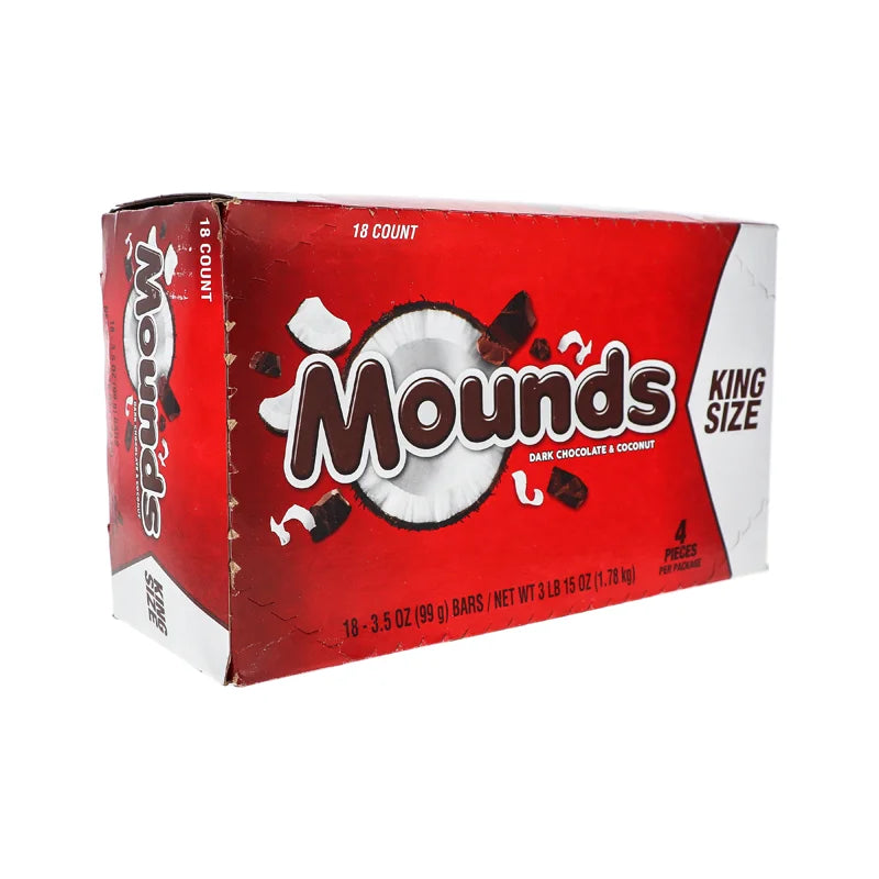 Mounds Dark Chocolate and Coconut King Size 18 Count - 3.5 oz image 1