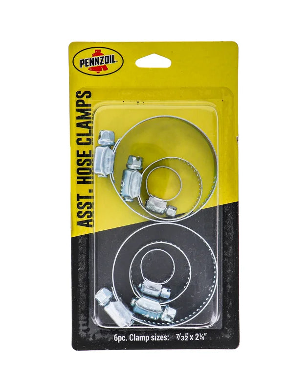 Pennzoil Hose Clamps Assorted - 6 Count image 0